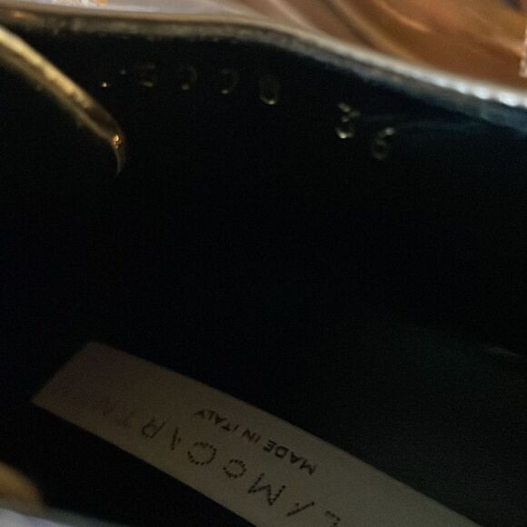 Stella McCartney
Women's Pink Rose Gold Metallic Elyse Stars Sneakers Size 36/6 - Picture 9 of 12